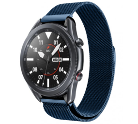 Strap-it Bracelet Milanais Samsung Galaxy Watch 3 45mm (bleu)