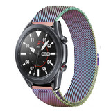 Strap-it Bracelet Milanais Samsung Galaxy Watch 3 45mm (arc-en-ciel)