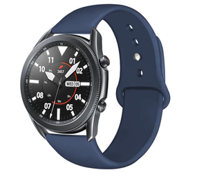 Strap-it Bracelet sport Samsung Galaxy Watch 3 45mm (bleu foncé)