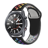 Strap-it Bracelet sport Samsung Galaxy Watch 3 45mm (noir/multicolore)