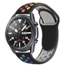 Strap-it Strap-it Bracelet sport Samsung Galaxy Watch 3 45mm (noir/multicolore) Strap-it Strap-it Bracelet sport Samsung Galaxy Watch 3 45mm (noir/multicolore)