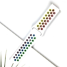 Strap-it Strap-it Bracelet sport Samsung Galaxy Watch 3 45mm (blanc/multicolore) Strap-it Strap-it Bracelet sport Samsung Galaxy Watch 3 45mm (blanc/multicolore)