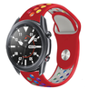 Strap-it Strap-it Bracelet sport Samsung Galaxy Watch 3 45mm (rouge/multicolore) Strap-it Strap-it Bracelet sport Samsung Galaxy Watch 3 45mm (rouge/multicolore)