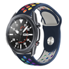 Strap-it Strap-it Bracelet sport Samsung Galaxy Watch 3 45mm (bleu foncé/multicolore)