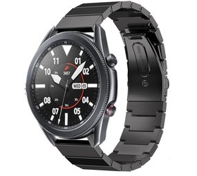 Strap-it Bracelet métal Samsung Galaxy Watch 3 45mm (noir)