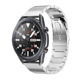 Strap-it Bracelet métal Samsung Galaxy Watch 3 45mm (argent)