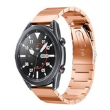 Strap-it Bracelet métal Samsung Galaxy Watch 3 45mm (or rose ) 