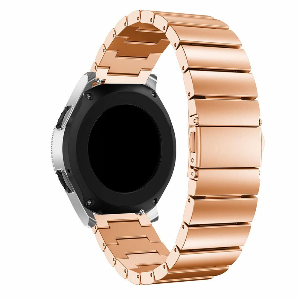 Strap-it Strap-it Bracelet métal Samsung Galaxy Watch 3 45mm (or rose )