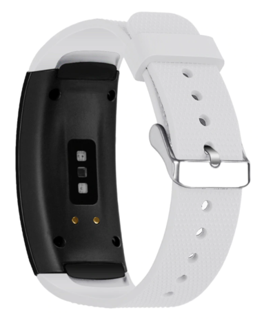 Strap-it Strap-it Bracelet silicone Samsung Gear Fit 2 / Fit 2 Pro (blanc)