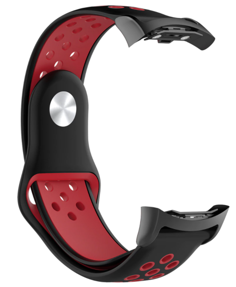 Strap-it Strap-it Bracelet sport Samsung Gear Fit 2 / Fit 2 Pro (noir/rouge)