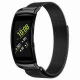 Strap-it Bracelet Milanais Samsung Gear Fit 2 / Fit 2 Pro (noir)