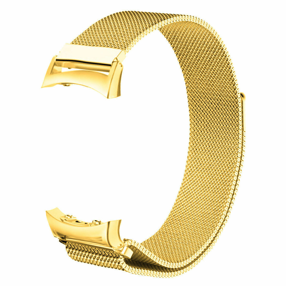 Strap-it Strap-it Bracelet Milanais Samsung Gear Fit 2 / Fit 2 Pro (or)