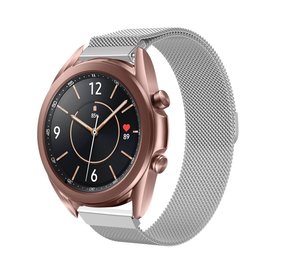 Strap-it Bracelet Milanais Samsung Galaxy Watch 3 41mm (argent)