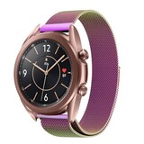Strap-it Bracelet Milanais Samsung Galaxy Watch 3 41mm (arc-en-ciel) 