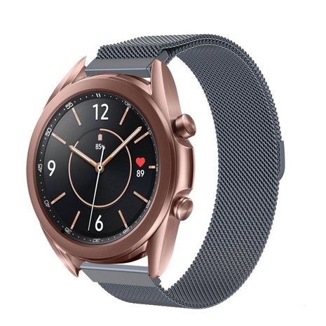 Strap-it Strap-it Bracelet Milanais Samsung Galaxy Watch 3 41mm (gris sidéral) 