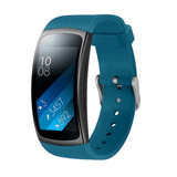 Strap-it Bracelet silicone Samsung Gear Fit 2 / Fit 2 Pro (bleu)