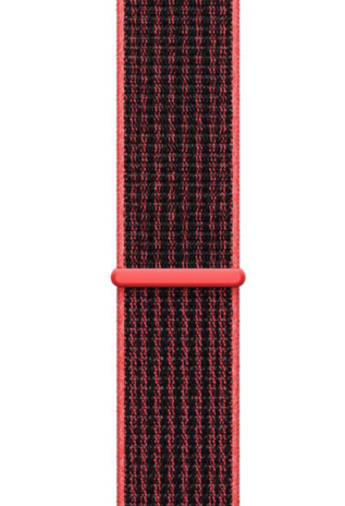 Strap-it Strap-it Bracelet nylon Samsung Galaxy Watch 3 45mm (noir/rouge)
