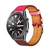 Strap-it Strap-it Bracelet cuir Samsung Galaxy Watch 3 45mm (rose/marron rouge) Strap-it Strap-it Bracelet cuir Samsung Galaxy Watch 3 45mm (rose/marron rouge)