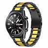 Strap-it Strap-it Bracelet acier Samsung Galaxy Watch 3 45mm (noir/or) Strap-it Strap-it Bracelet acier Samsung Galaxy Watch 3 45mm (noir/or)