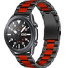 Strap-it Strap-it Bracelet acier Samsung Galaxy Watch 3 45mm (noir/rouge) Strap-it Strap-it Bracelet acier Samsung Galaxy Watch 3 45mm (noir/rouge)