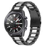 Strap-it Bracelet acier Samsung Galaxy Watch 3 45mm (noir/argent)