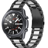 Strap-it Strap-it Bracelet acier Samsung Galaxy Watch 3 45mm (noir/argent) Strap-it Strap-it Bracelet acier Samsung Galaxy Watch 3 45mm (noir/argent)
