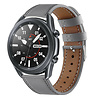 Strap-it Strap-it Bracelet cuir Samsung Galaxy Watch 3 45mm (gris) Strap-it Strap-it Bracelet cuir Samsung Galaxy Watch 3 45mm (gris)