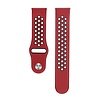 Strap-it Strap-it Bracelet sport Samsung Galaxy Watch 3 45mm (rouge/noir) Strap-it Strap-it Bracelet sport Samsung Galaxy Watch 3 45mm (rouge/noir)