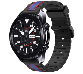 Strap-it Bracelet Special Edition Samsung Galaxy Watch 3 45mm (noir/bleu)