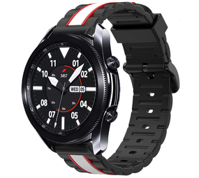 Strap-it Bracelet Special Edition Samsung Galaxy Watch 3 45mm (noir/blanc)