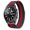 Strap-it Strap-it Bracelet Milanais Samsung Galaxy Watch 3 45mm (noir/rouge) Strap-it Strap-it Bracelet Milanais Samsung Galaxy Watch 3 45mm (noir/rouge)
