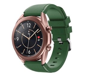 Strap-it Bracelet silicone Samsung Galaxy Watch 3 41mm (vert armée)