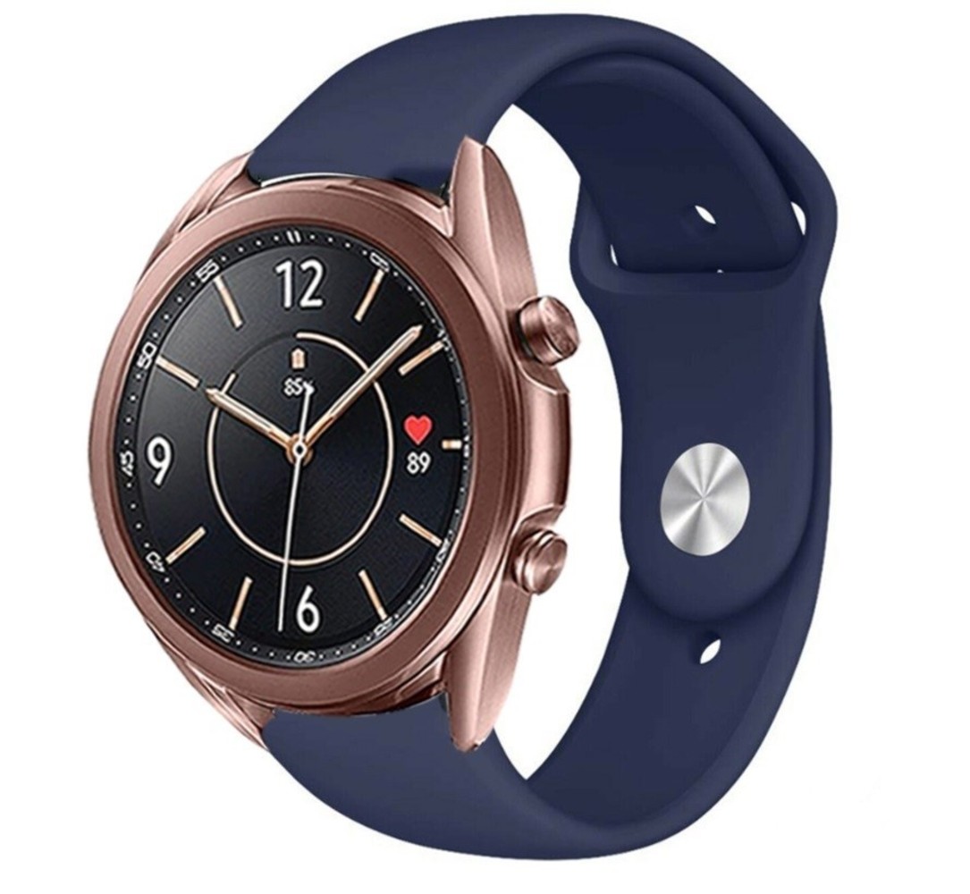 Strap-it Strap-it Bracelet sport Samsung Galaxy Watch 3 41mm (bleu foncé) Strap-it Strap-it Bracelet sport Samsung Galaxy Watch 3 41mm (bleu foncé)