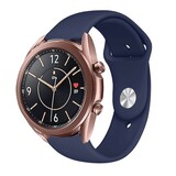 Strap-it Bracelet sport Samsung Galaxy Watch 3 41mm (bleu foncé)