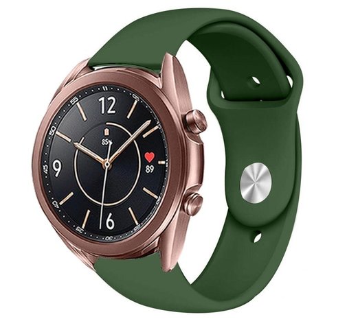 Strap-it Strap-it Bracelet sport Samsung Galaxy Watch 3 41mm (vert armée)