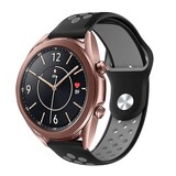 Strap-it Bracelet sport Samsung Galaxy Watch 3 41mm (noir/gris)