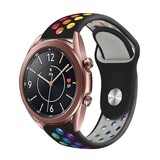 Strap-it Bracelet sport Samsung Galaxy Watch 3 41mm (noir/multicolore)