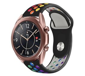 Strap-it Bracelet sport Samsung Galaxy Watch 3 41mm (noir/multicolore)