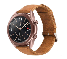 Strap-it Bracelet cuir Samsung Galaxy Watch 3 41mm (marron)