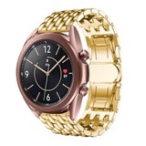 Strap-it Bracelet acier dragon Samsung Galaxy Watch 3 41mm (or)