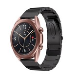 Strap-it Bracelet métal Samsung  Galaxy Watch 3 41mm (noir)