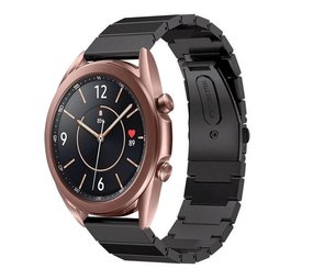 Strap-it Bracelet métal Samsung  Galaxy Watch 3 41mm (noir)