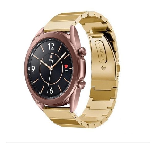 Strap-it Strap-it Bracelet métal Samsung Galaxy Watch 3 41mm (or)