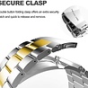 Strap-it Strap-it Bracelet acier Samsung Gear S3 (argent/or) Strap-it Strap-it Bracelet acier Samsung Gear S3 (argent/or)