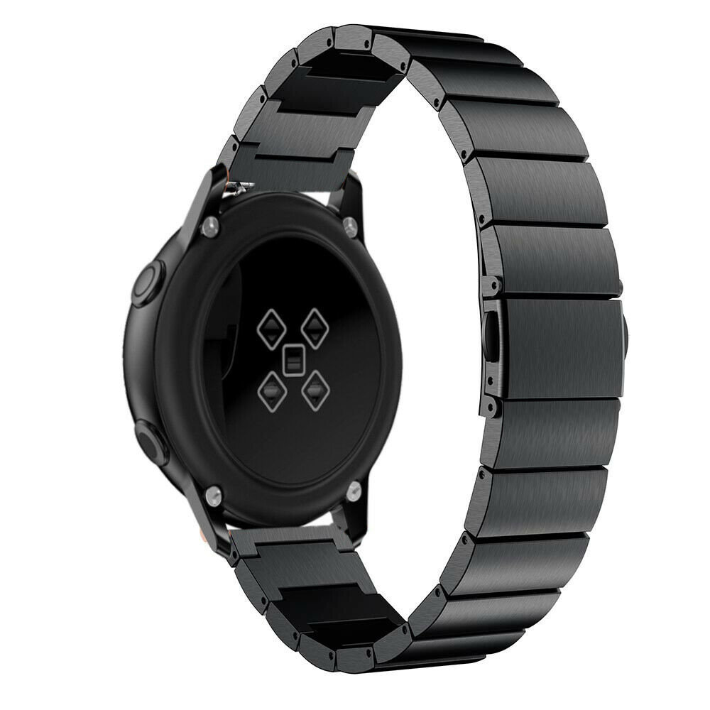 Strap-it Strap-it Bracelet métal Samsung Galaxy Watch Active (noir)