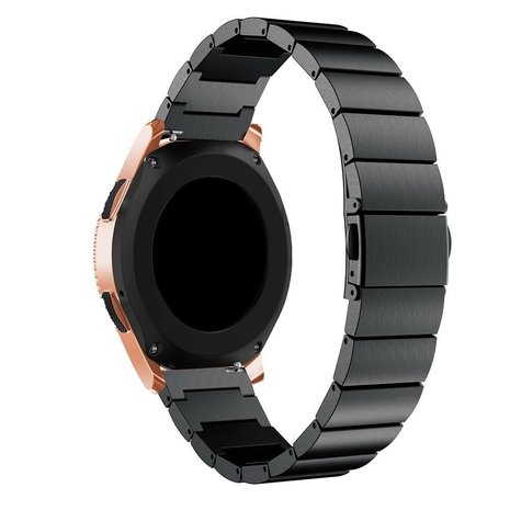 Strap-it Strap-it Bracelet métal Samsung Galaxy Watch 42mm (noir)