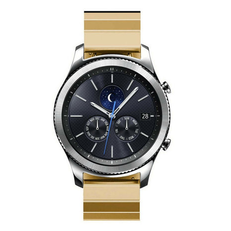 Strap-it Strap-it Bracelet métal Samsung Gear S3 (or)