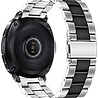 Strap-it Strap-it Bracelet acier Samsung Gear Sport (argent/noir) Strap-it Strap-it Bracelet acier Samsung Gear Sport (argent/noir)