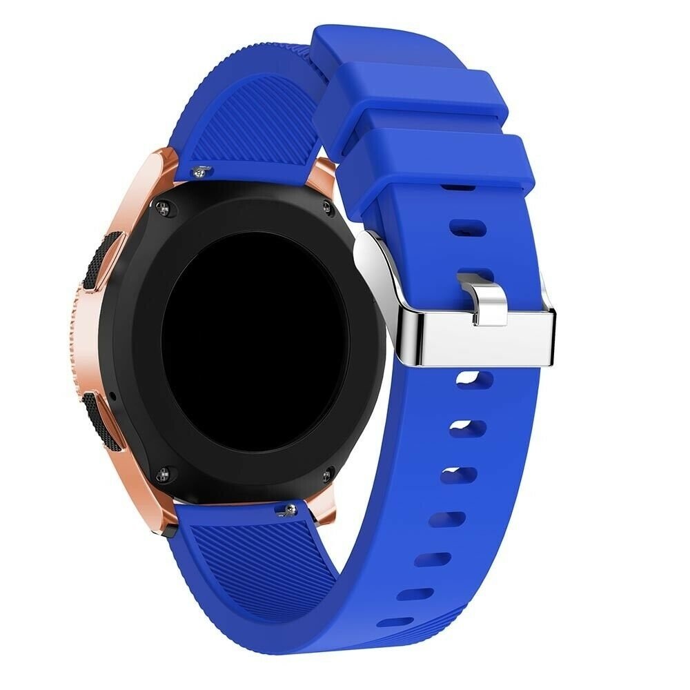 Strap-it Strap-it Bracelet silicone Samsung Galaxy Watch Active (bleu)