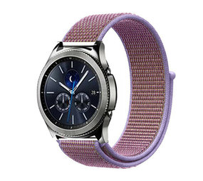 Strap-it Bracelet nylon Samsung Gear S3 (lilas)